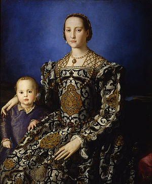 Eleonora von Toledo und ihr Sohn Giovanni (Agnolo Bronzino)