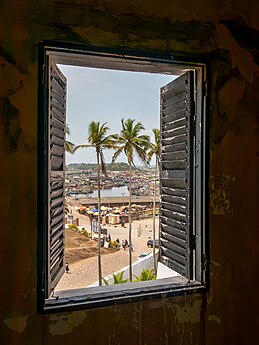 Window at Elmina Castle Photographer: Matti Blume