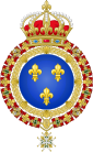 The lesser coat of arms of France as used by the Government of New France