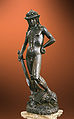 David, scultura in bronzo di Donatello, 1440 circa, Firenze, Museo nazionale del Bargello.