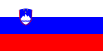 Bandera de Eslovenia.