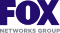 Logotipo utilizado en Fox Networks Group en Estados Unidos, con el logo de Fox en color azul.