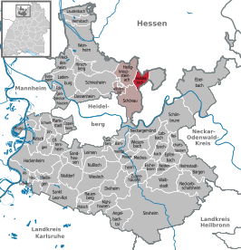 Kaart van Heddesbach
