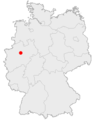 Lage der Stadt Bergkamen in Deutschland