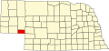 State map highlighting Deuel County