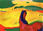 Pferd in der Landschaft, Пейзаж з конями, Музей Фолькванг, Ессен, 1910