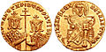 Solidus of Romanos I and his son Christopher