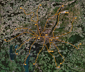 S-Bahn-Streckennetz 2013