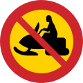 No snowmobiles