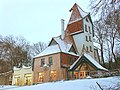 Theater der Nacht Haus in de winter