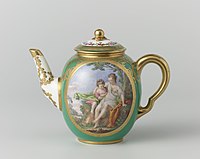 Чайник. Роспись с гравюры Ж. Демарто по оригиналу Ф. Буше, 1775