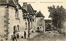 Carte postale ancienne représentant le manoir de Veygoux, demeure natale du Général Desaix.