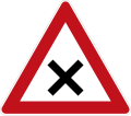 Zeichen 102 Kreuzung oder Einmündung mit Vorfahrt von rechts