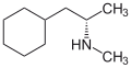 Deutsch: Struktur von (S)-Propylhexedrin English: Structure of (S)-propylhexedrine