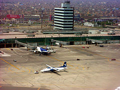 Aeropuerto Internacional Jorge Chávez de Perú.