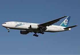 Un Boeing 777-200ER d'Air New Zealand.