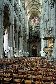 The nave looking west