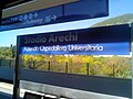Arechi station in Underground of Salerno