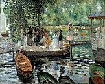 La Grenouillère, Renoir en Monet