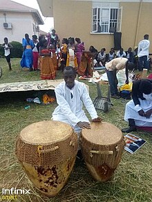 Baganda cultural form of entertainment and communication which are drums.