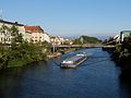 Frachtschiff Dunav 3 auf dem Main-Donau-Kanal