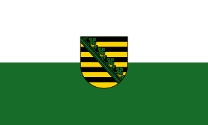 Bandera de Sajonia