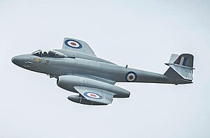 Gloster Meteor F 8 im Flug 2014