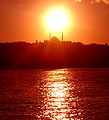 Image 4The sun setting over the Golden Horn in the city of Istanbul.