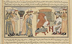 Sultan El-Arslan öz taxtında