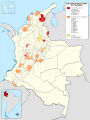 Áreas metropolitanas de Colombia.