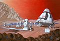 1989 painting of Mars surface operations