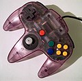 Purple standard controller from Nintendo