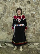 Pansy St. Clair, a member of the Eastern Shoshone tribe at the Wind River Indian Reservation in central Wyoming's Wind River Basin LCCN2015634018.tif