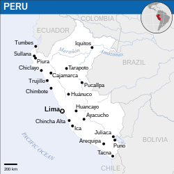 Lokasi Peru