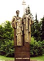 The statue of St. Cyril and Methodius