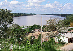 Utsyn over Madre de Dios frå Puerto Maldonado