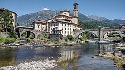 The river Brembo at San Giovanni Bianco