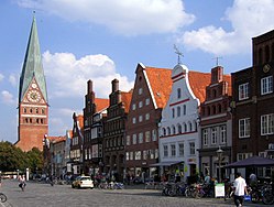 Skyline of Lüneburg