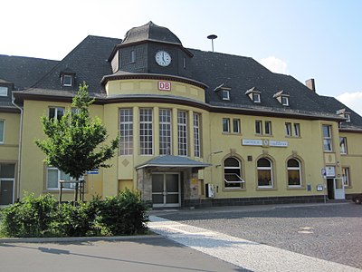 Bahnhof in Alsfeld English: The railway station (Vogelsbergbahn)