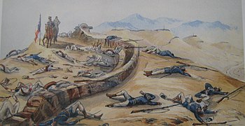 Batalla de chorrillos - linea peruana tras la lucha.jpg
