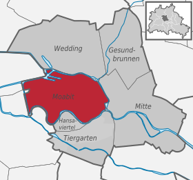 Localisation de Berlin-Moabit