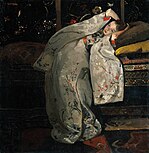 Meisje in witte kimono, Breitner