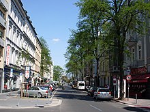 Lorettostraße im Stadtteil Unterbilk