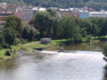 la rivero en Karlovy Vary (Karlsbad)