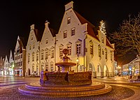 87. Platz: Dietmar Rabich mit Historisches Rathaus, Haltern am See, Nordrhein-Westfalen, Deutschland