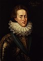 Q82631 Hendrik Frederik Stuart circa 1610 (Schilderij: naar Isaac Oliver) geboren op 19 februari 1594 overleden op 6 november 1612