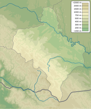 Писаний Камінь. Карта розташування: Івано-Франківська область