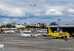 Rampa trasera del Aeropuerto Internacional La Aurora