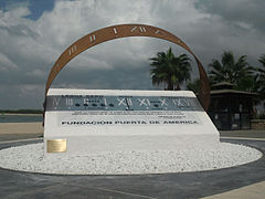Monumento «Legua Cero», en Sanlúcar de Barrameda, en conmemoración de la primera circunnavegación mundial.