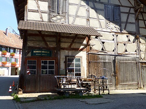 Forge à Oberstammheim, région vinicole près du Rhin.